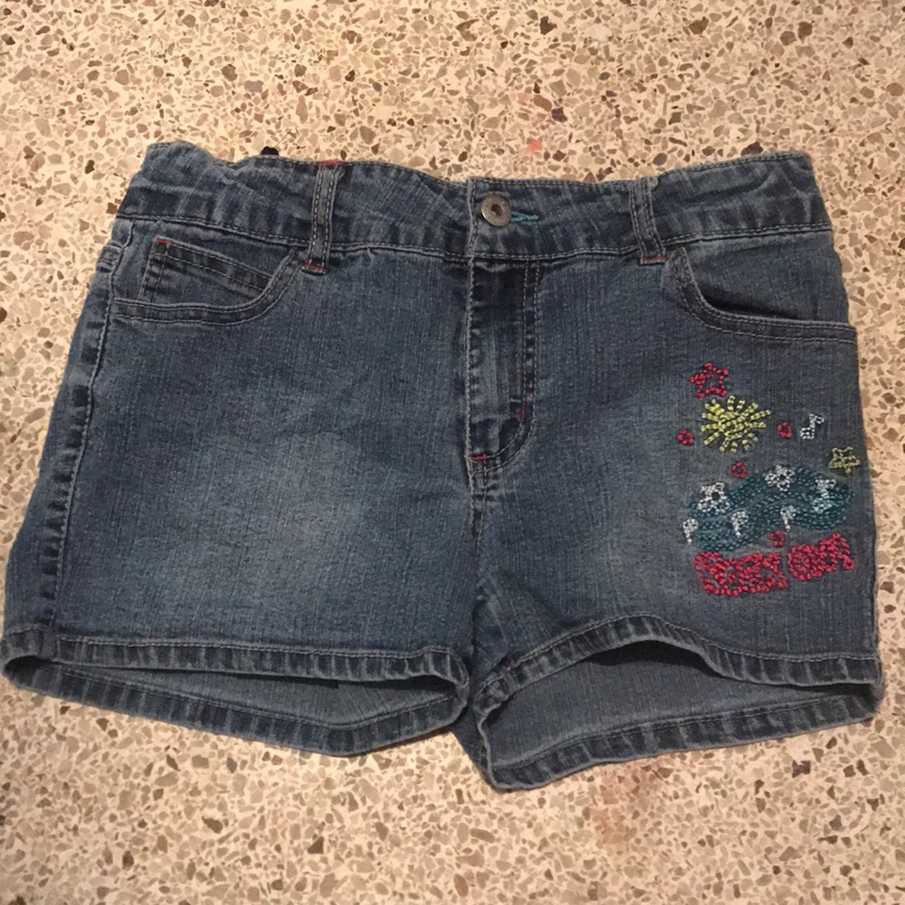 ‘Rock on’ Denim shorts